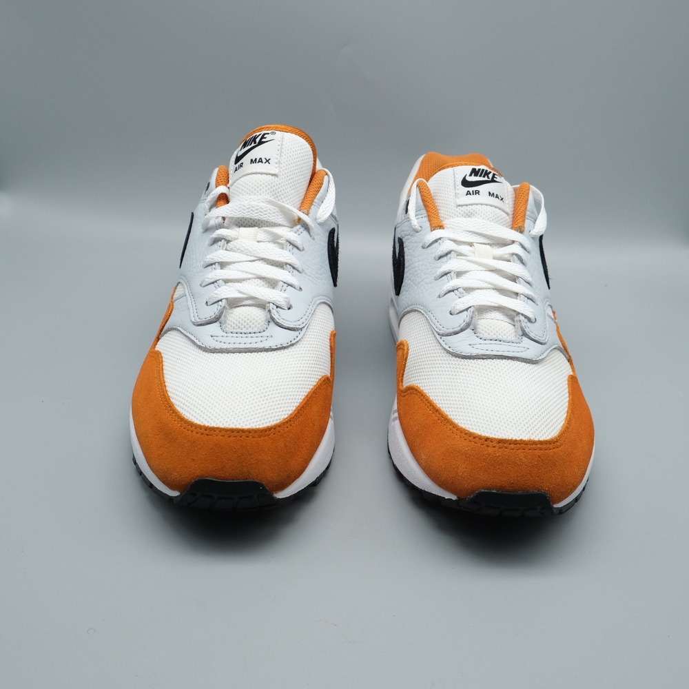 Nike Air Max 1 Men's Size 11 White Monarch Orange FN6952-101 - Picture 2 of 12